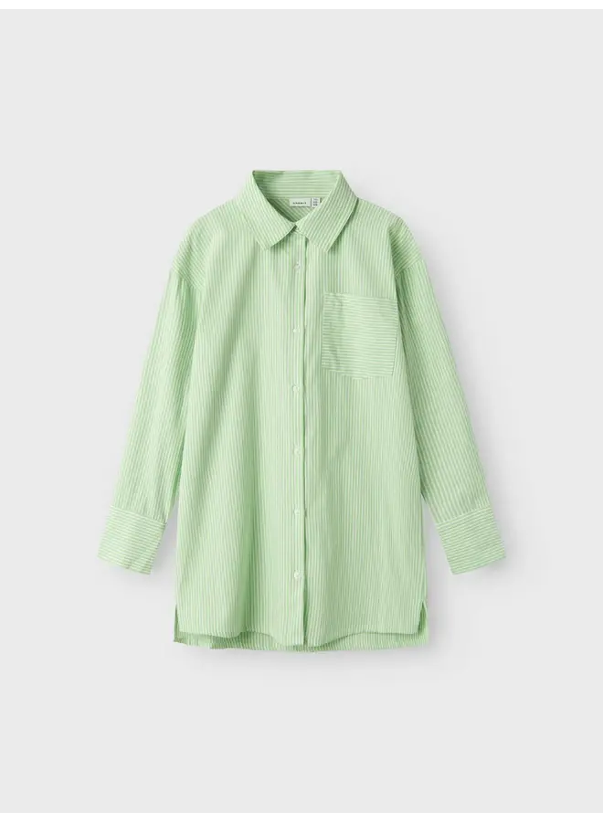 NKFBISTRIPE OVERSIZE LONG SH