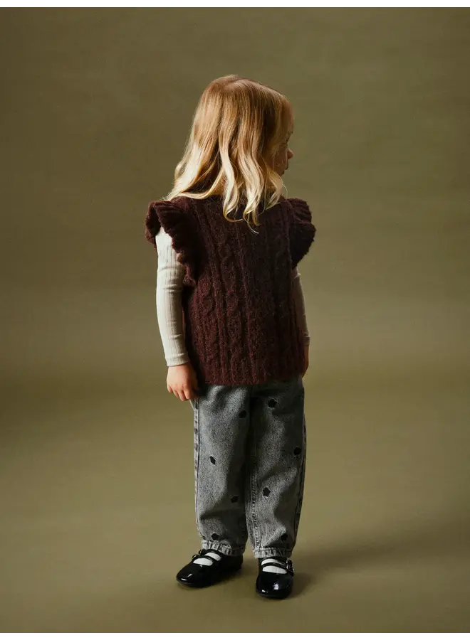 NMFBELLA MOM EMB JEANS STARS