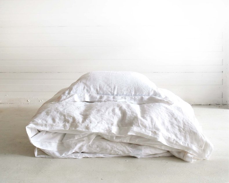 Ajour linen duvet cover set