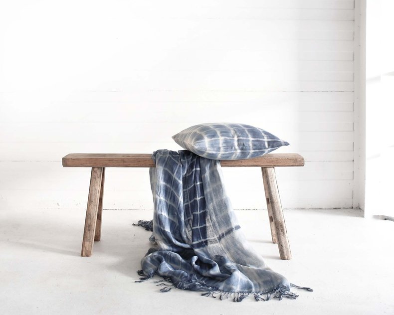 Anouk Plaid Tie Dye Linnen