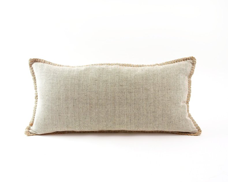 Ibiza Stitch Linnen Kussenhoes