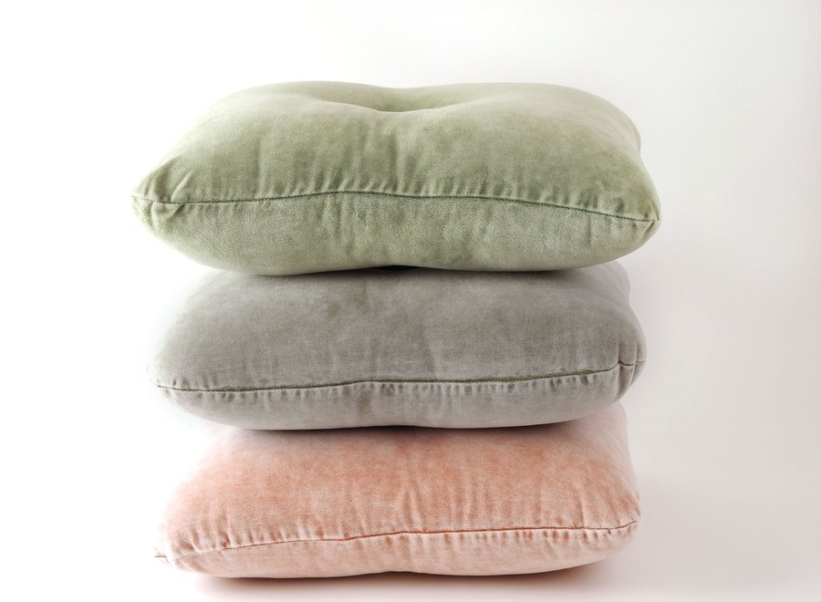 Jula Stonewashed Velvet Cushion