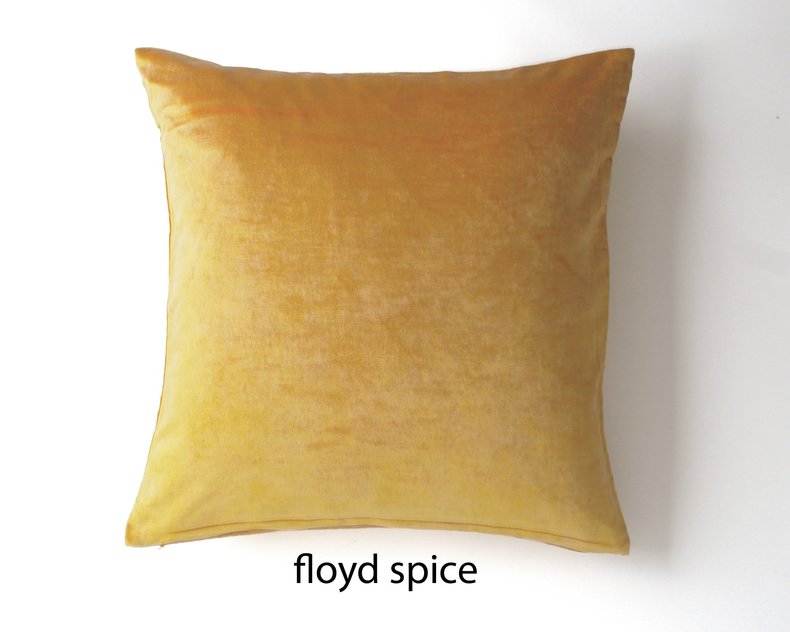 Floyd Washed Shiny Velvet Cushion