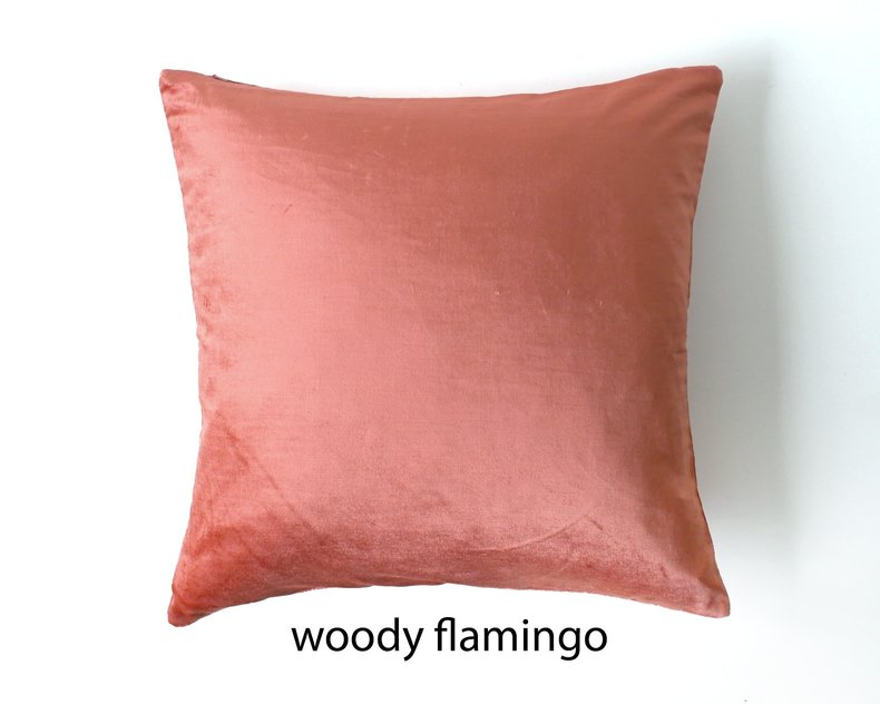 Woody Glanzend Fluwelen Kussen