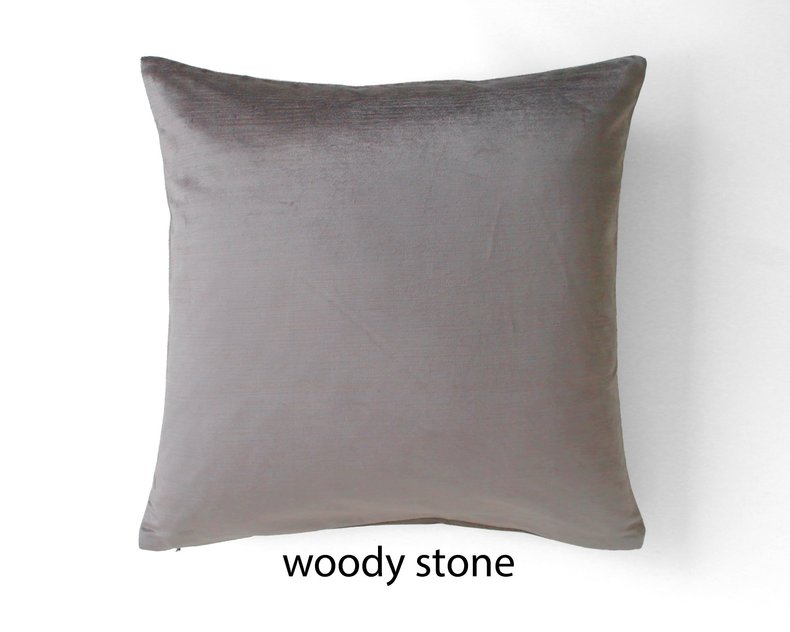 Woody Glanzend Fluwelen Kussen