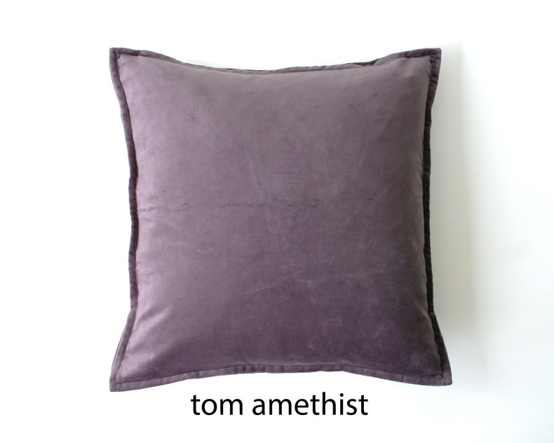 Tom velvet Cushion  Cover - warm colours