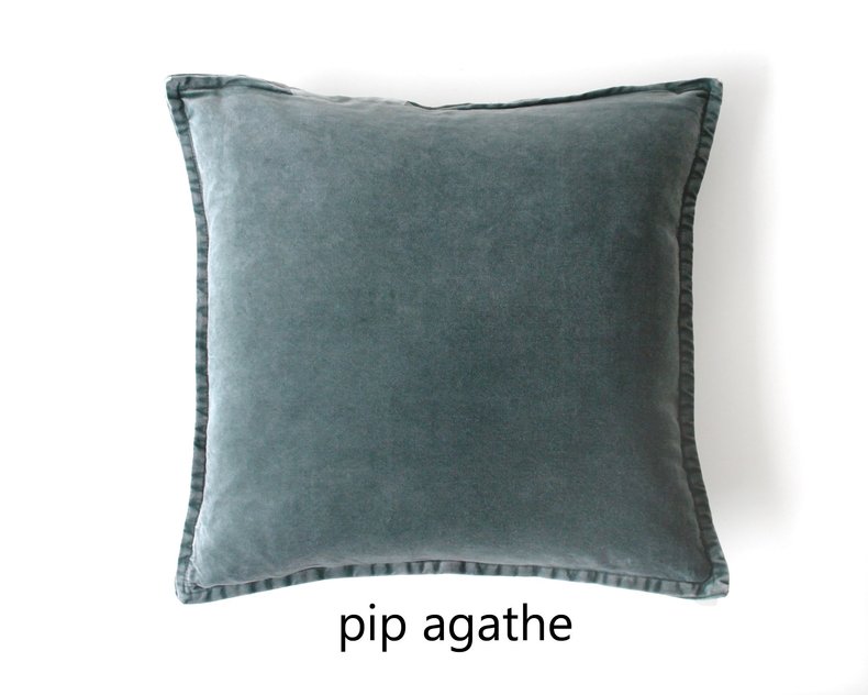 Pip Stonewashed Velvet Cushion Cover