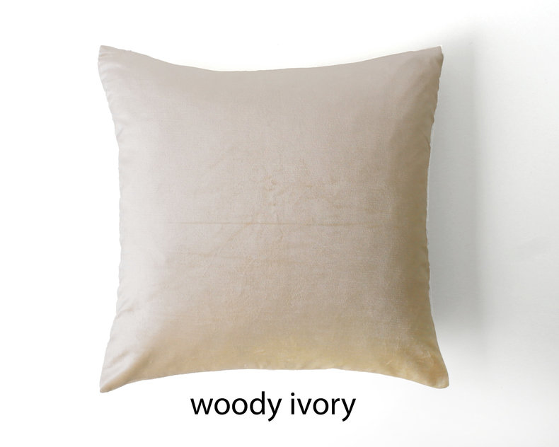 Woody Glanzend Fluwelen Kussen