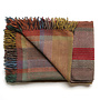 Multi Stripe Plaid Green 130/170cm wool/silk