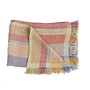 Multi Stripe Plaid Red 130x170 linnen zijde
