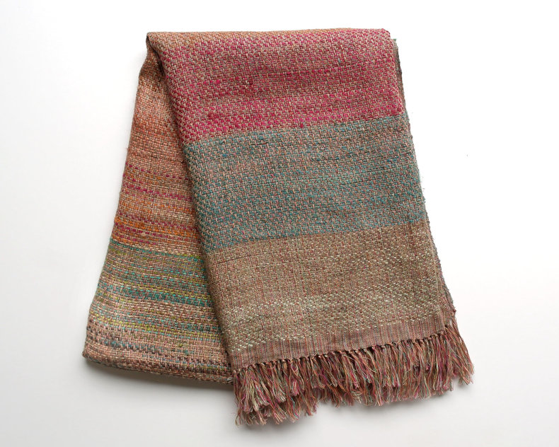 Hope Plaid Multi 130x170 linen/silk