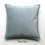 Tom fluwelen kussen hoes blauwe & groene kleuren