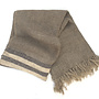 Puck plaid Natural130/170cm linen/silk