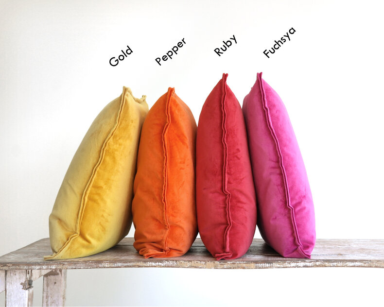 Tom  Velvet Cushion Cover - bright colours