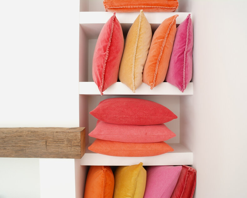 Tom  Velvet Cushion Cover - bright colours