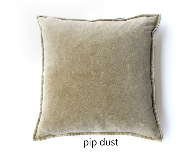 Pip Stonewashed Velvet Cushion - green & purple