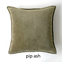 Pip Stonewashed fluwelen kussens - groen & paars