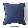 Tom fluwelen kussen hoes blauwe & groene kleuren