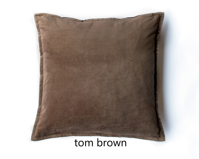 Tom velvet Cushion  Cover - warm colours