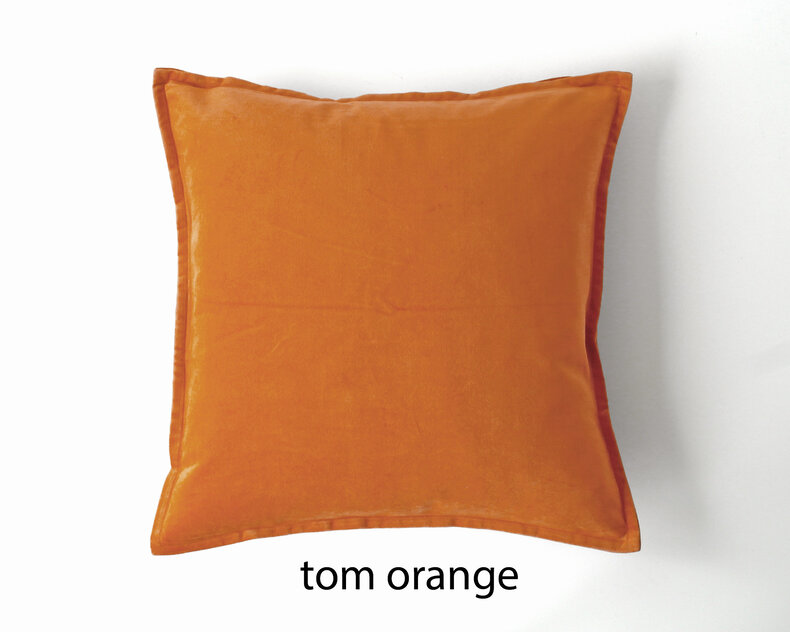 Tom Fluwelen Kussenhoes - warme kleuren