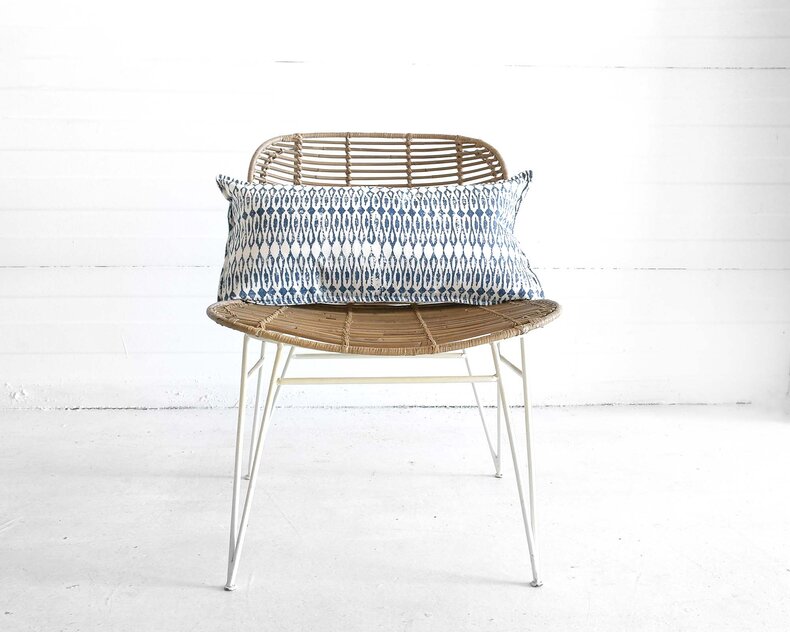 Luna Cushion Cover blockprint