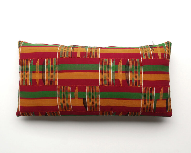 Kente cushion cover Blue 30x60