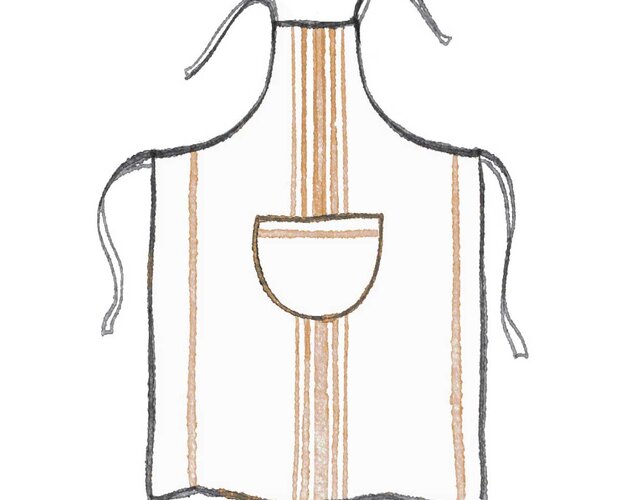 Lou neck apron