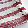Plaid Jax in soft slub cotton – striped in seven natural shades, matching the Jax cushions