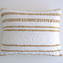 striped cushion - summery cushion in natural colors