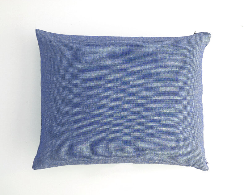 Finn solid chambray cotton cushion – melange fabric in 7 natural colours, designed to match the striped Jax collection