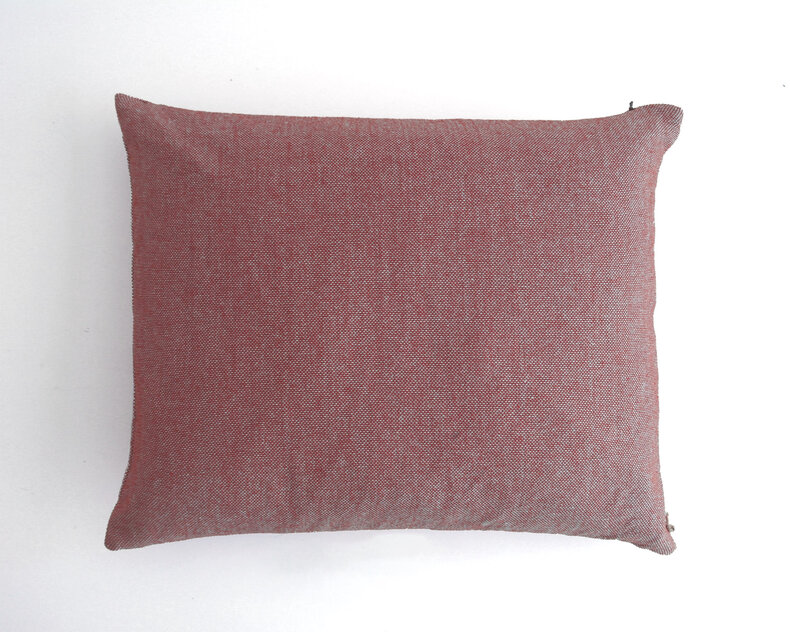 Finn solid chambray cotton cushion – melange fabric in 7 natural colours, designed to match the striped Jax collection
