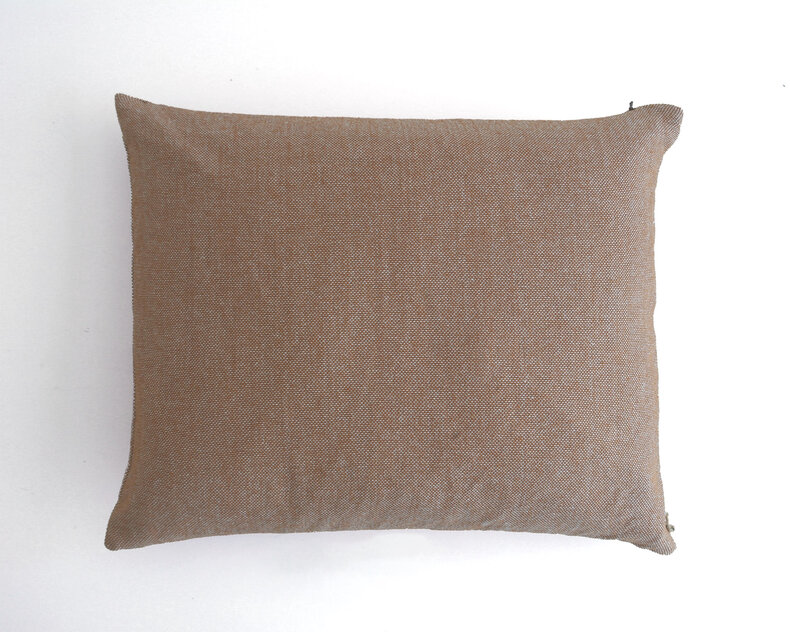 Finn solid chambray cotton cushion – melange fabric in 7 natural colours, designed to match the striped Jax collection