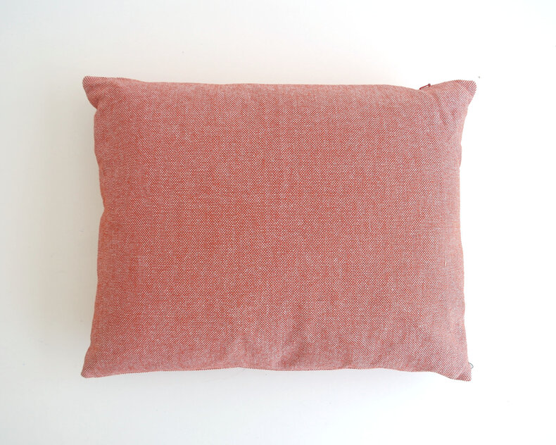 Finn solid chambray cotton cushion – melange fabric in 7 natural colours, designed to match the striped Jax collection