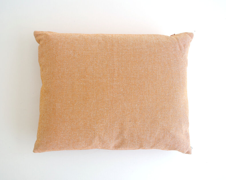 Finn solid chambray cotton cushion – melange fabric in 7 natural colours, designed to match the striped Jax collection