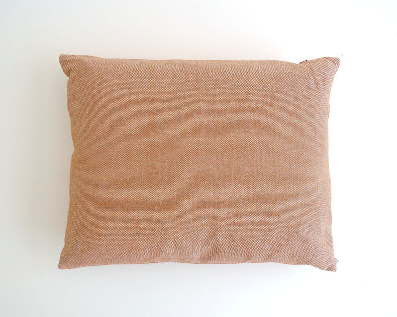Finn solid chambray cotton cushion – melange fabric in 7 natural colours, designed to match the striped Jax collection