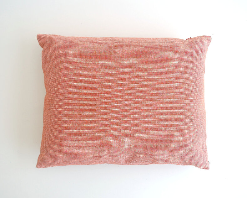 Finn solid chambray cotton cushion – melange fabric in 7 natural colours, designed to match the striped Jax collection