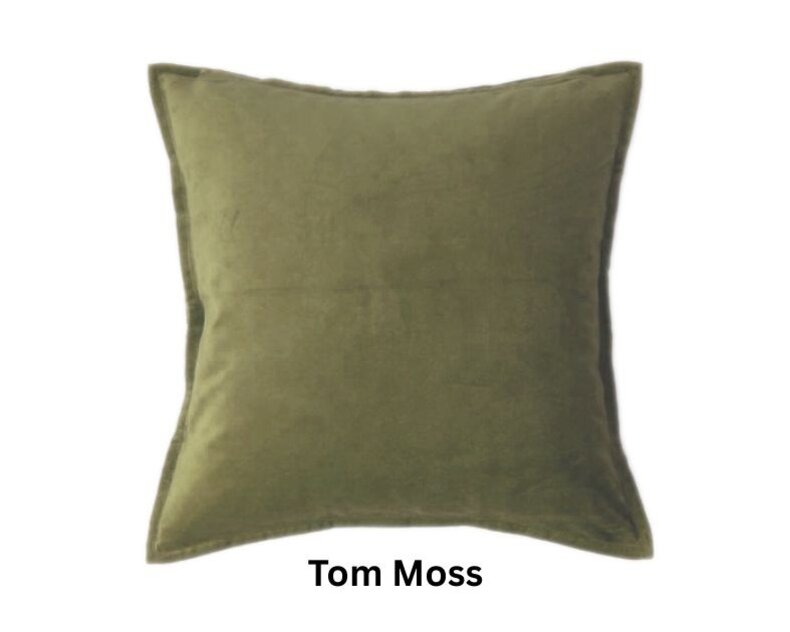 Tom Velvet Cushion cover - blue colours
