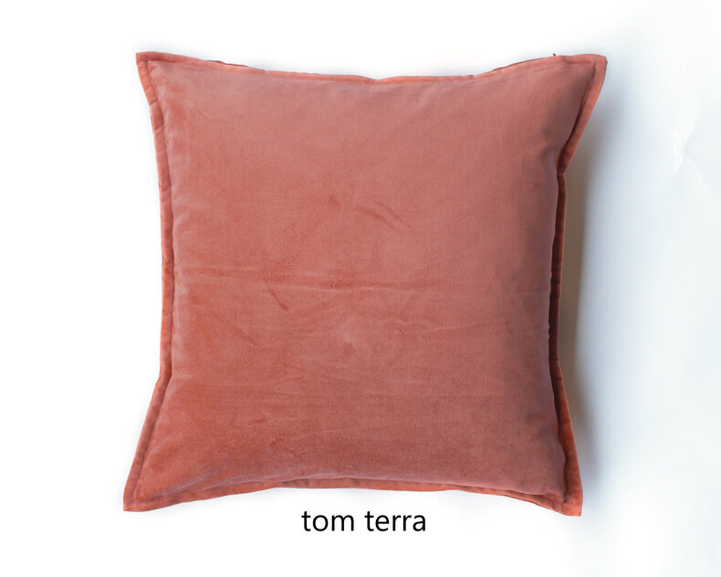 Tom Fluwelen Kussenhoes - warme kleuren