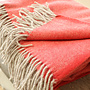 Storm Wool Throw 140x200 cm – Classic Herringbone Weave