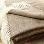 Storm Wool Throw 140x200 cm – Classic Herringbone Weave