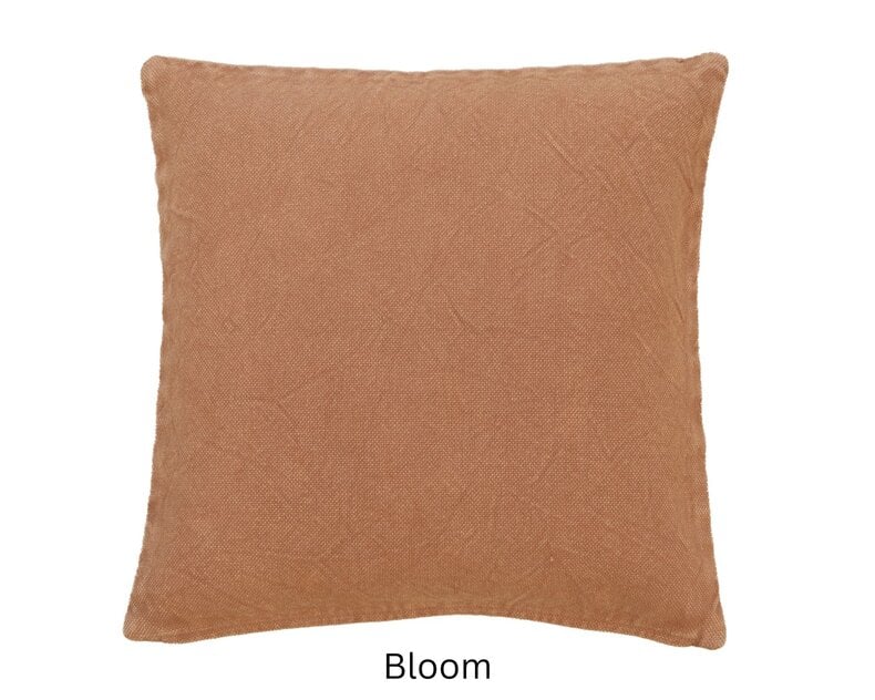 Lucca Stonewashed Cushion – soft cotton in 11 colours and 4 sizes