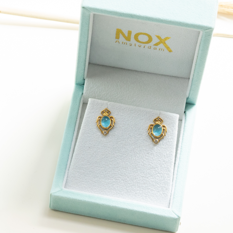 NOX Amsterdam NOX lucky bug grey chalcedony