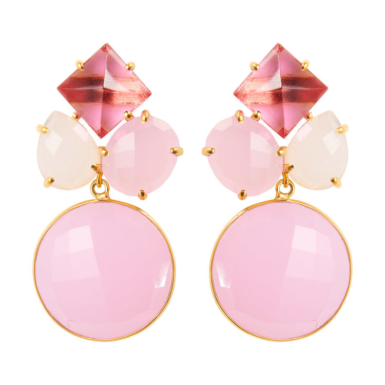 NOX Amsterdam NOX just impressive round fuchsia, white & soft pink