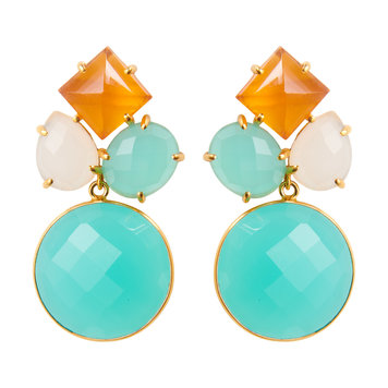 NOX Amsterdam Just impressive round orange, white & ocean green