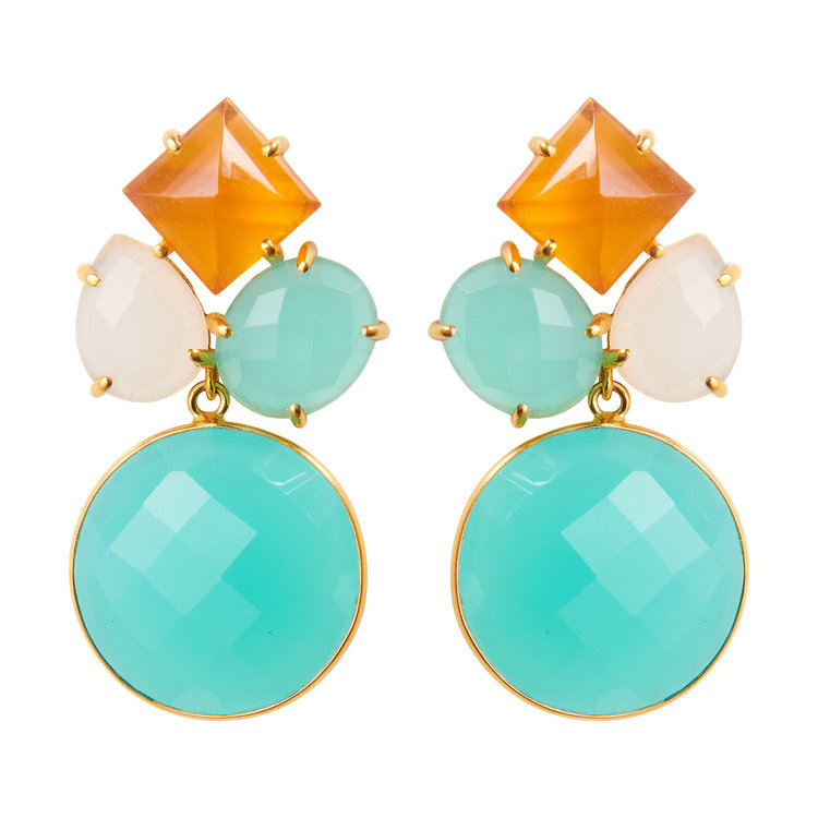 NOX Amsterdam NOX just impressive round orange, white & ocean green