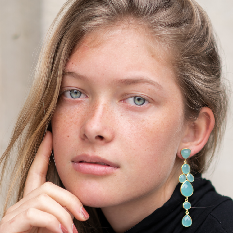 NOX Amsterdam NOX victorian zacht roze oorbellen