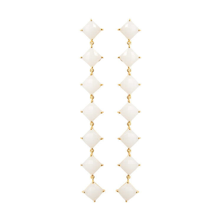 NOX Amsterdam NOX diamondfall 7 stones white chalcedony