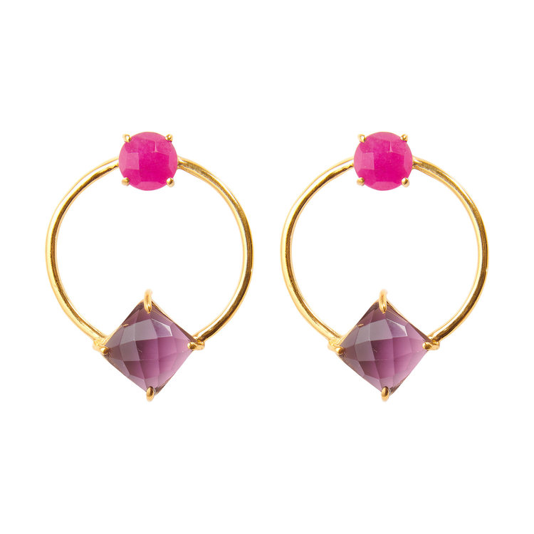 NOX Amsterdam Fairy candy fuchsia & purple