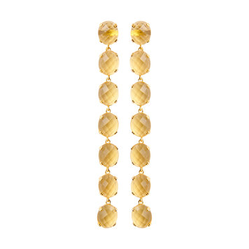 NOX Amsterdam Oval long yellow gold