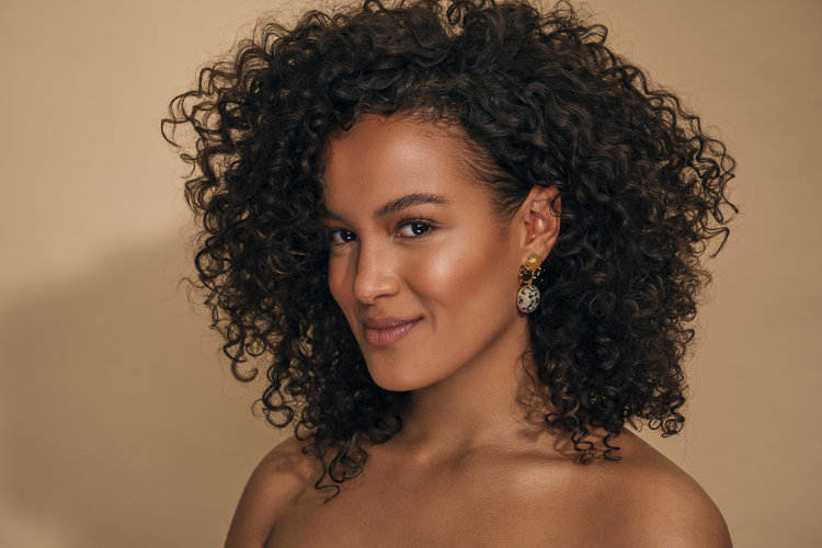 NOX Amsterdam NOX just impressive round soft yellow, black & dalmatian jasper